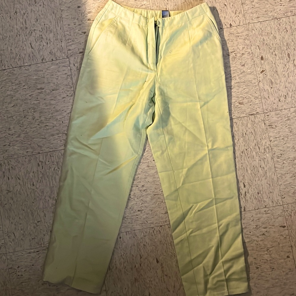 Vintage lime green chinos